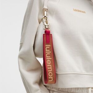 Lunar New Year Never Lost Keychain Metallic Wordmark NWT